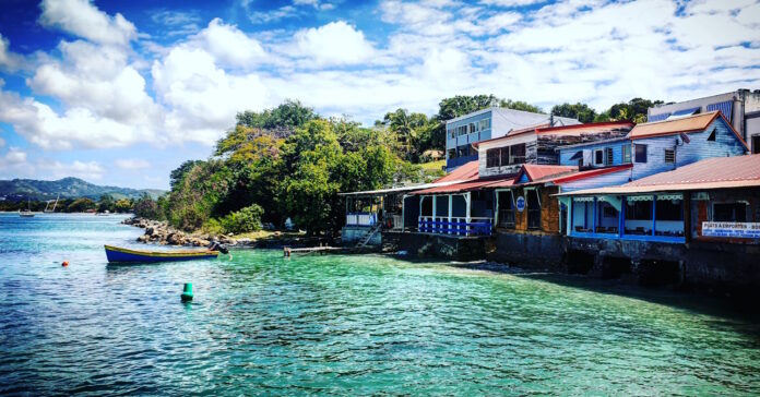 Bourg Saint Anne en Martinique